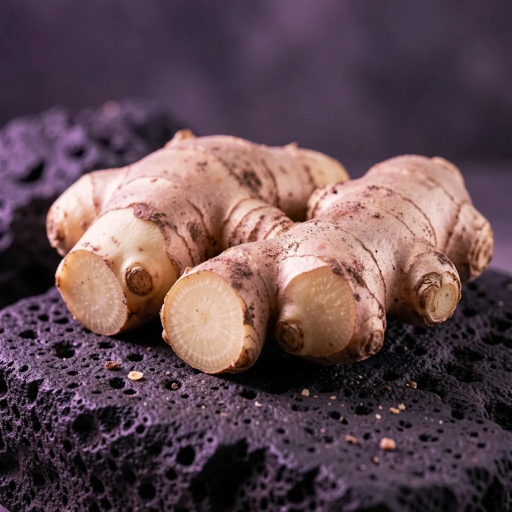 Indonesian turmeric and ginger roots